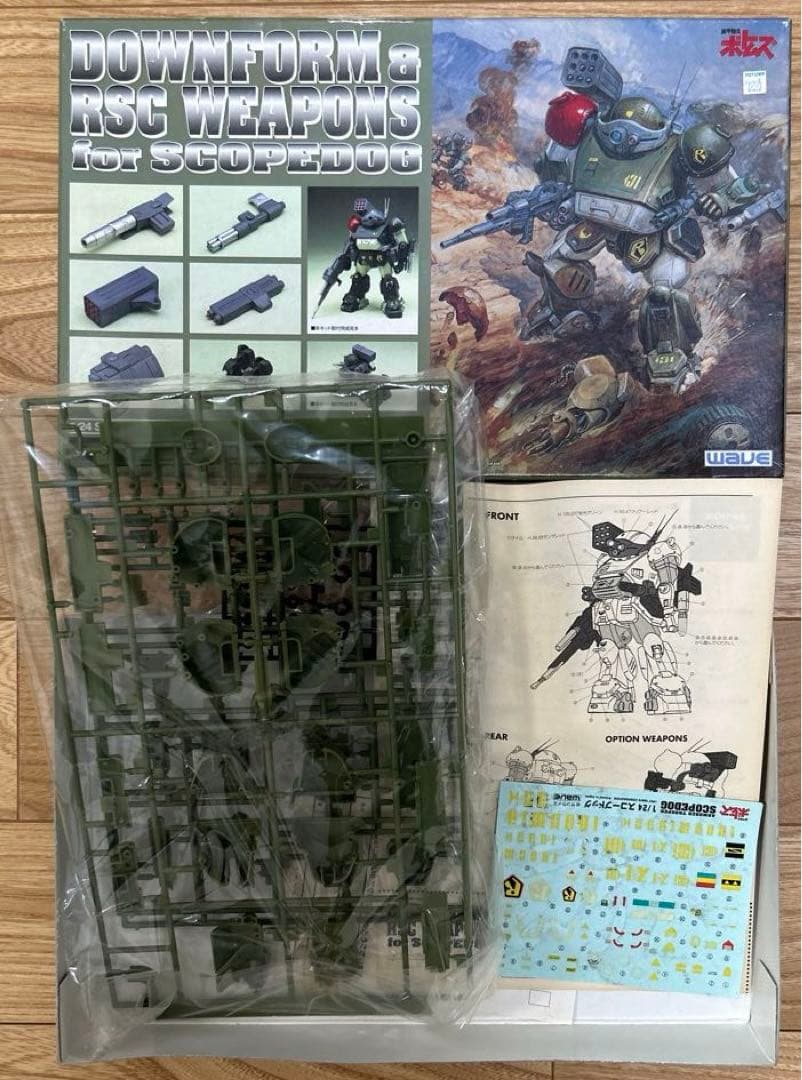 【希少レア】ボトムズ　1/24 スコープドッグ３点＋アップデートセット