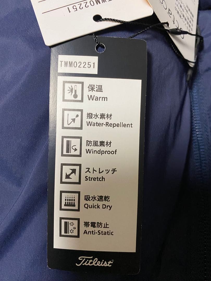【未使用】タイトリスト Titleist メンズ ゴルフ 長袖ウインドブレーカー