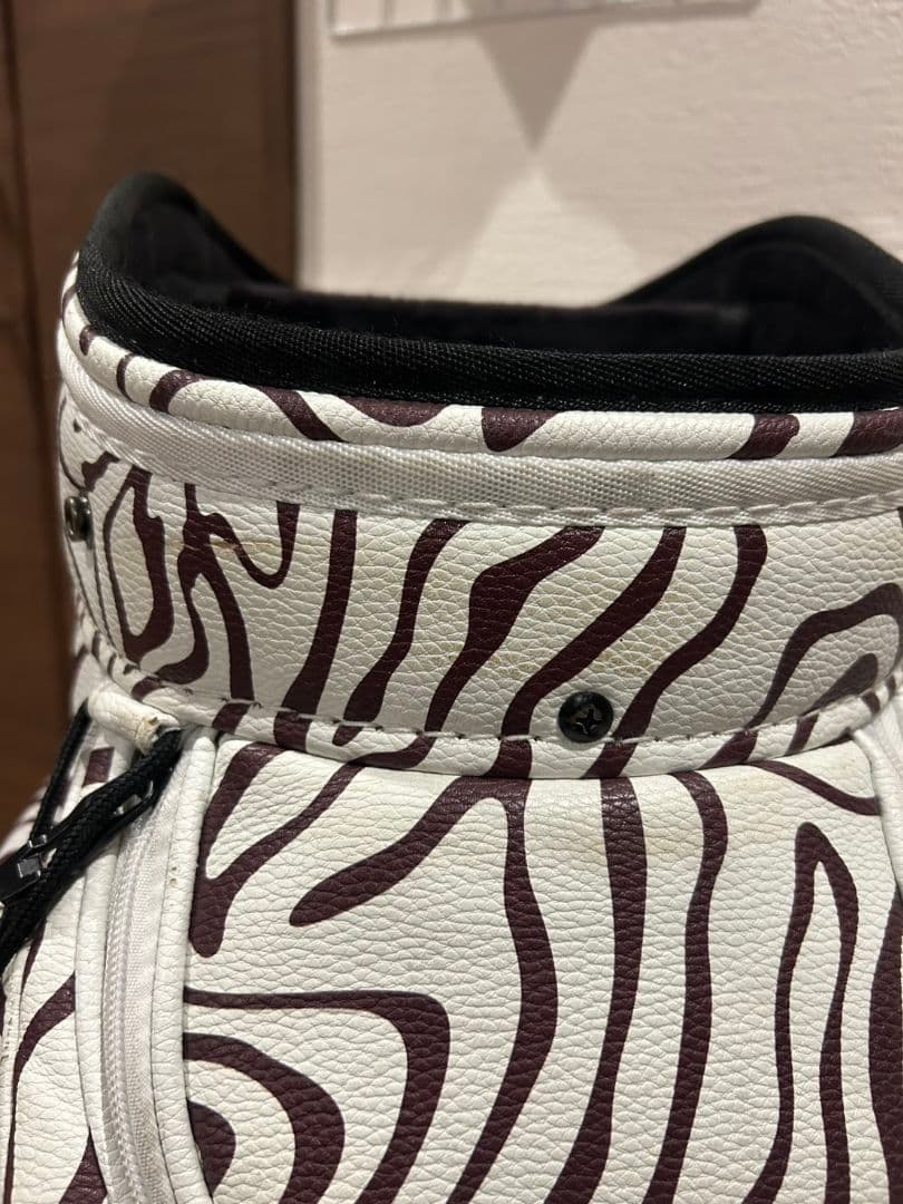 えいちーー様ゼブラ柄 ゴルフキャディバッグ OAKLEY