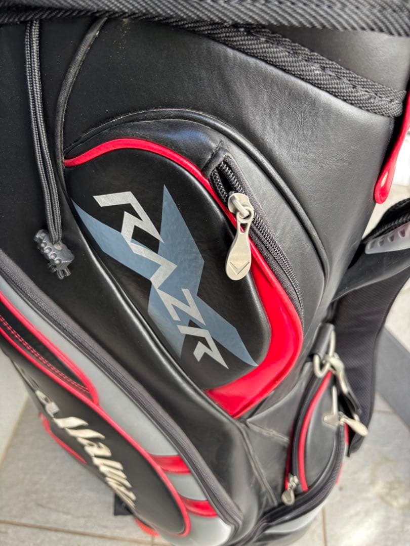 キャロウェイ　Callaway ゴルフバッグ　ブラック&レッド　14分割