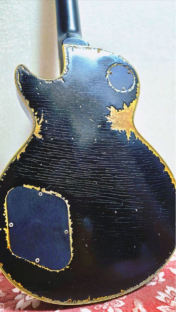 Black Les Paul Customエレキギター