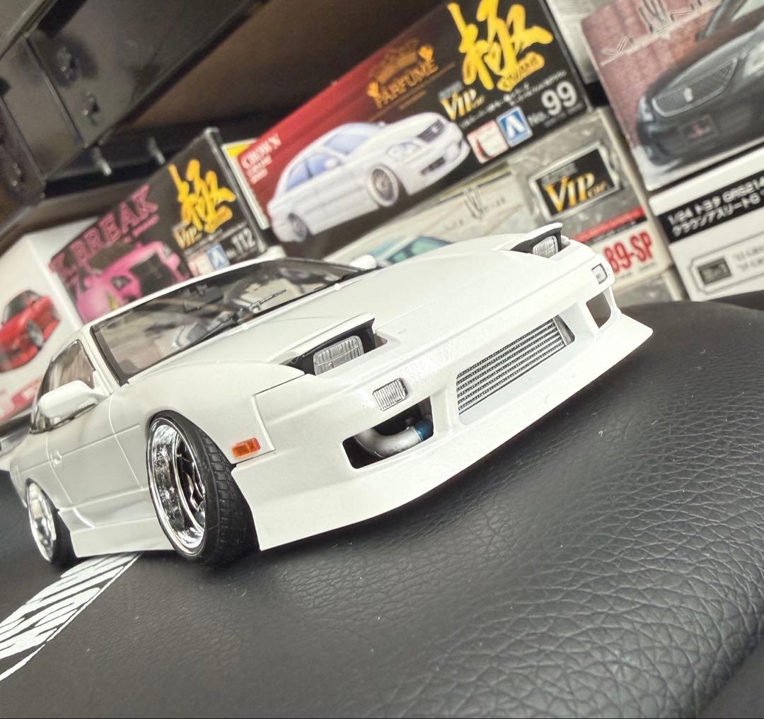 アオシマ URAS 180SX NOS仕様 WORKホイール 深リム
