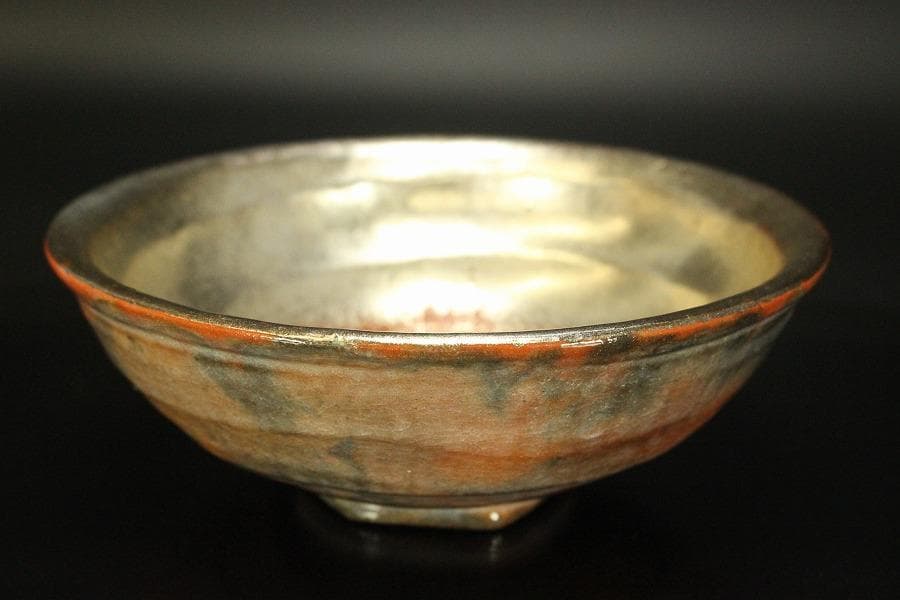 茶道具 嶋台茶碗 松楽造 金銀一双 箱入 725