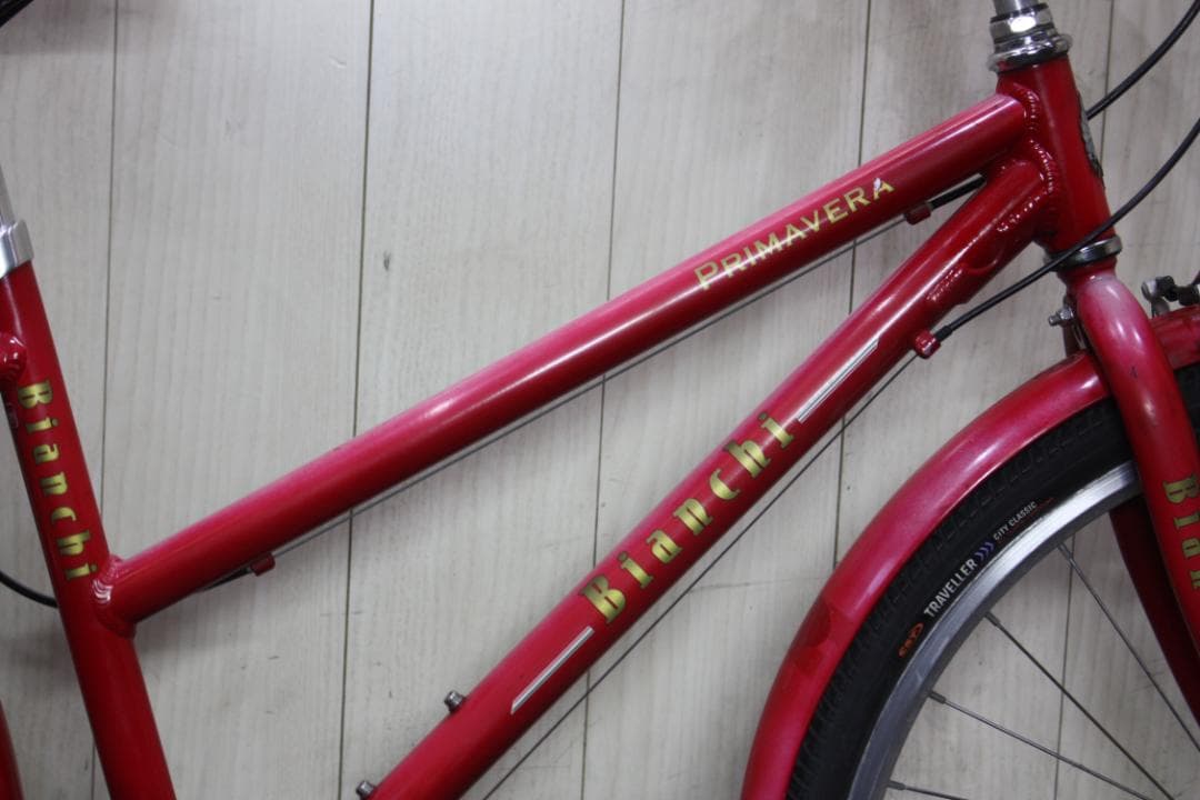 ビアンキ PRIMAVERA 26型アルミ シマノ8速 410mm クロスバイク