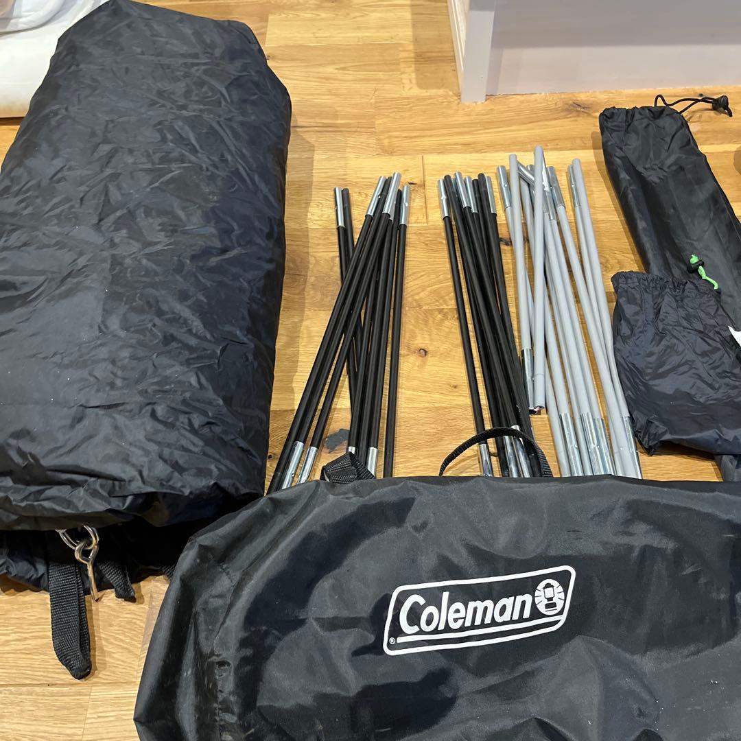 Coleman ツーリングドームst キャンプテント ブラック シルバー