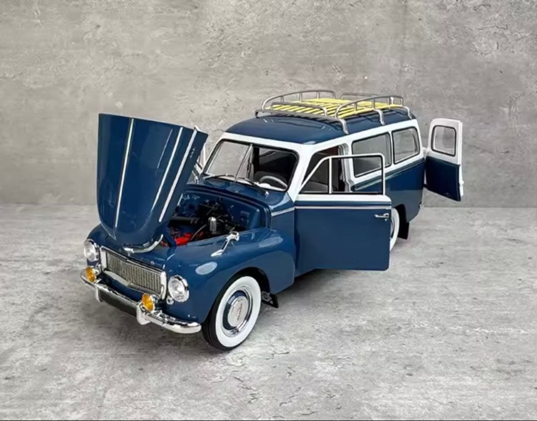 1/18ボルボ クラシックバン ダークブルー