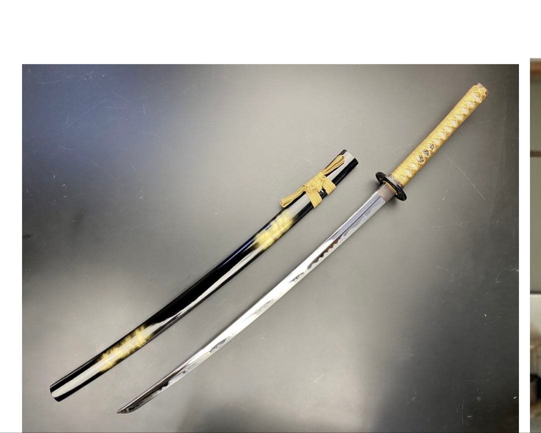 マーブル金 大刀 美術刀