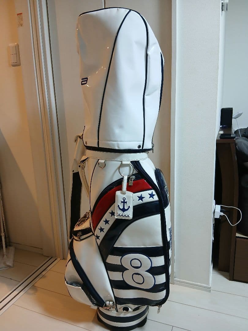 muta MARINE GOLF キャディバッグ ホワイト