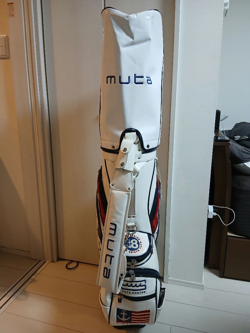 muta MARINE GOLF キャディバッグ ホワイト
