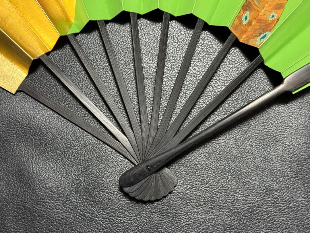 扇子　32cm 宮脇賣扇庵　金　桜　飾り扇　飾舞扇　舞扇子　舞踊　着物