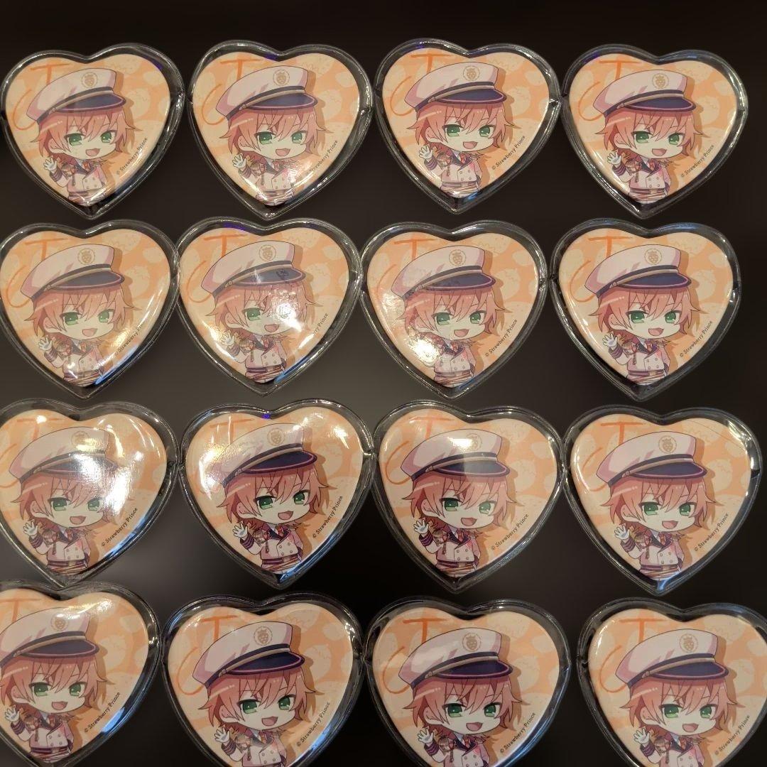 すとぷり　ジェル　ハート型缶バッジ　いちごまりん　51個