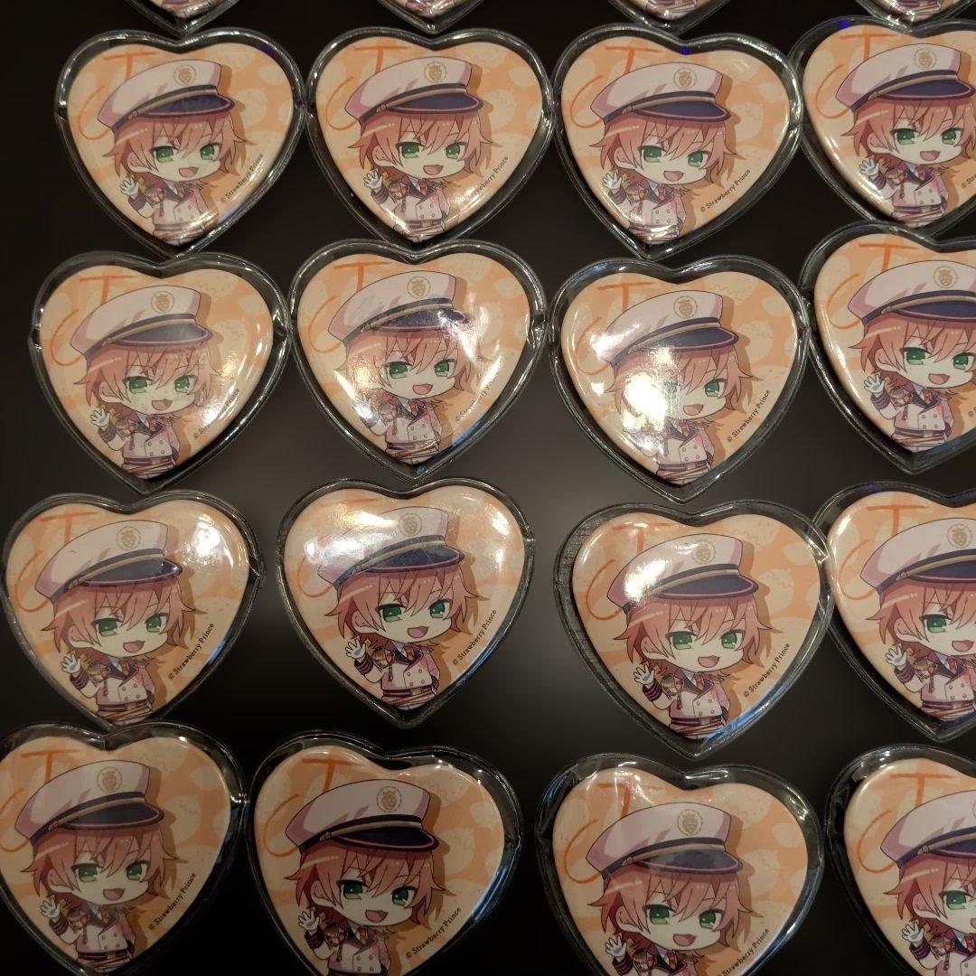 すとぷり　ジェル　ハート型缶バッジ　いちごまりん　51個