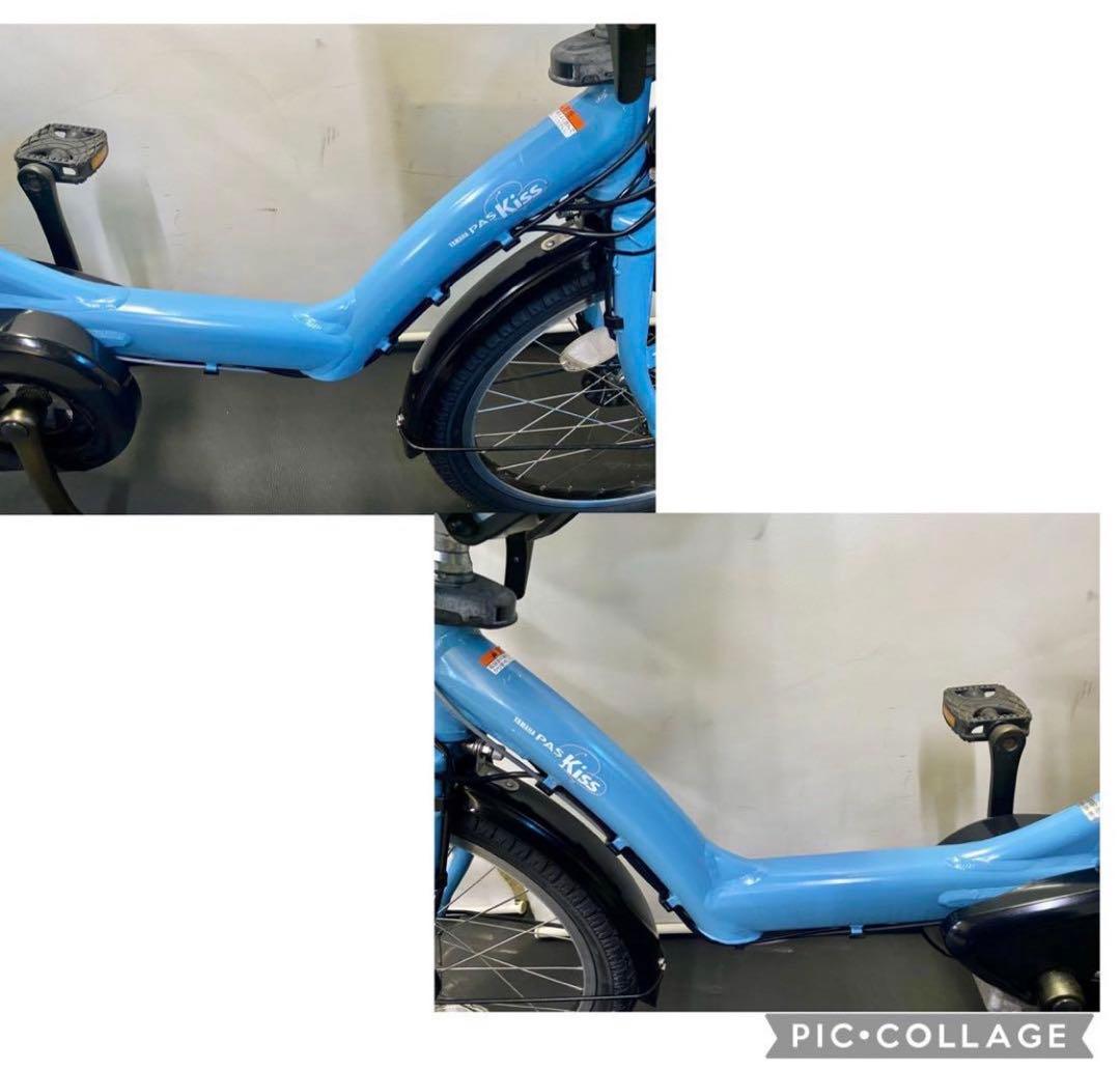 1年保証 新品部品多数　ヤマハ　パスキッス　20インチ　水色　電動アシスト自転車