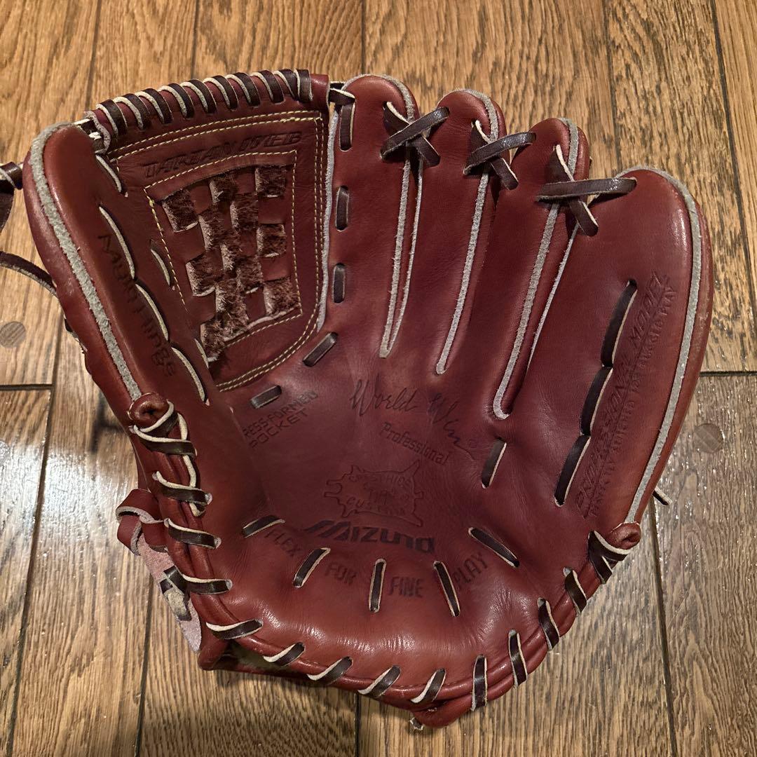 ミズノ　ワールドウィン　復刻版　硬式グローブ