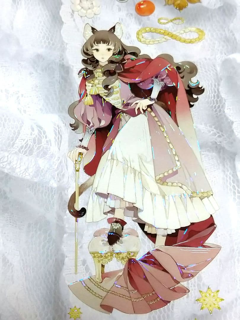 ✩再販✩J1148＃喵步轻盈(贝壳光)切り売り海外人物マステ女の子