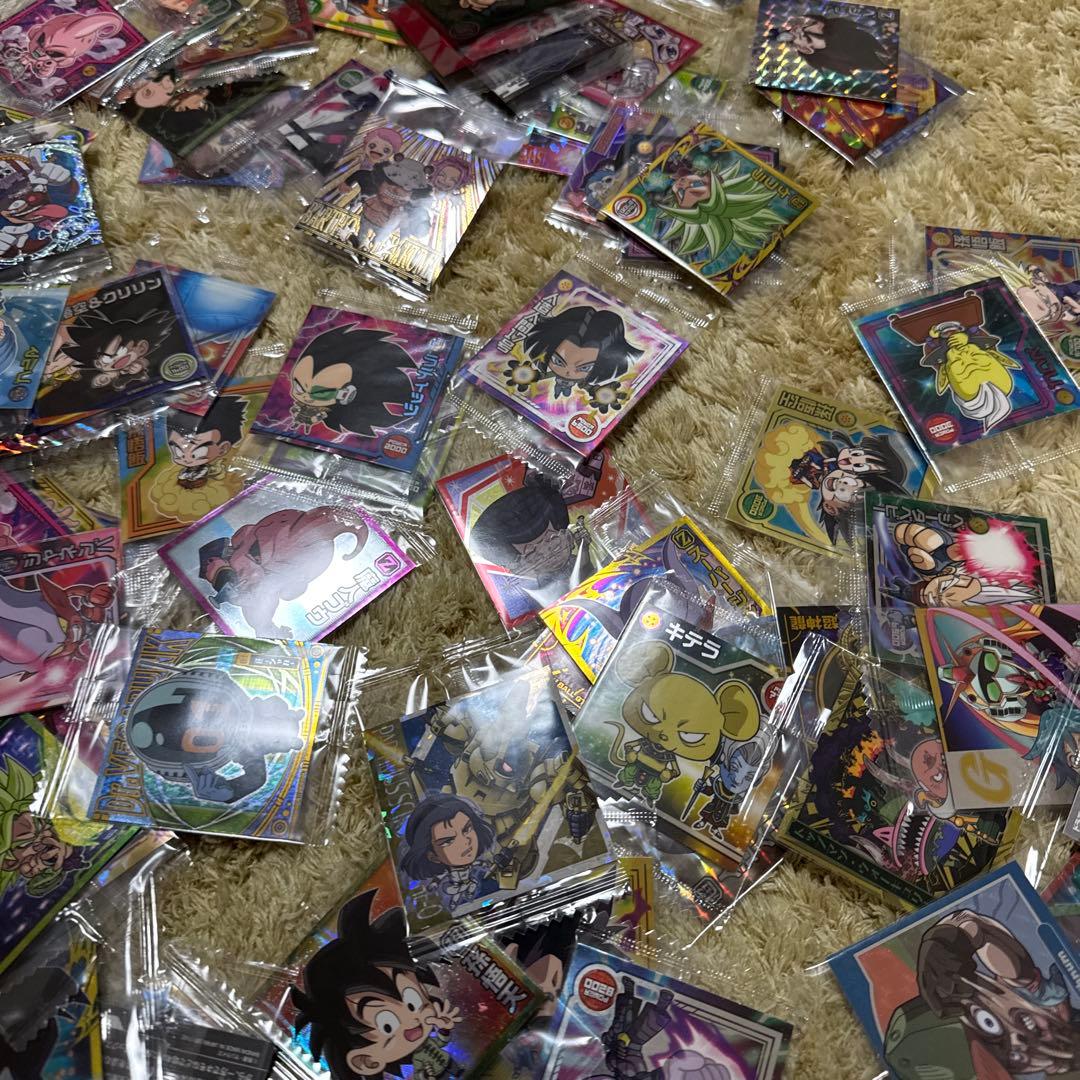 ワンピース、ドラゴンボール　他　ウエハースシール　まとめ売り【5473