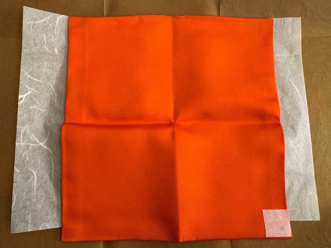 土田友湖 紅御帛紗 朱色 帛紗 茶道具