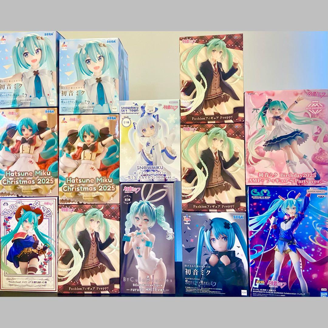 【13個】初音ミク 最新 新作 プライズ フィギュア まとめ売り 格安
