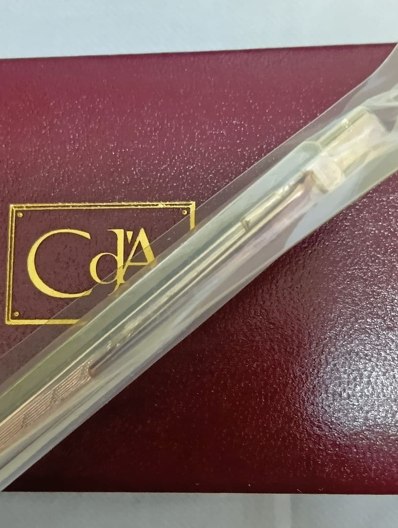 シ*ロ様 【ヴィンテージ未使用】カランダッシュ　エクリドール　シェブロンシルバー