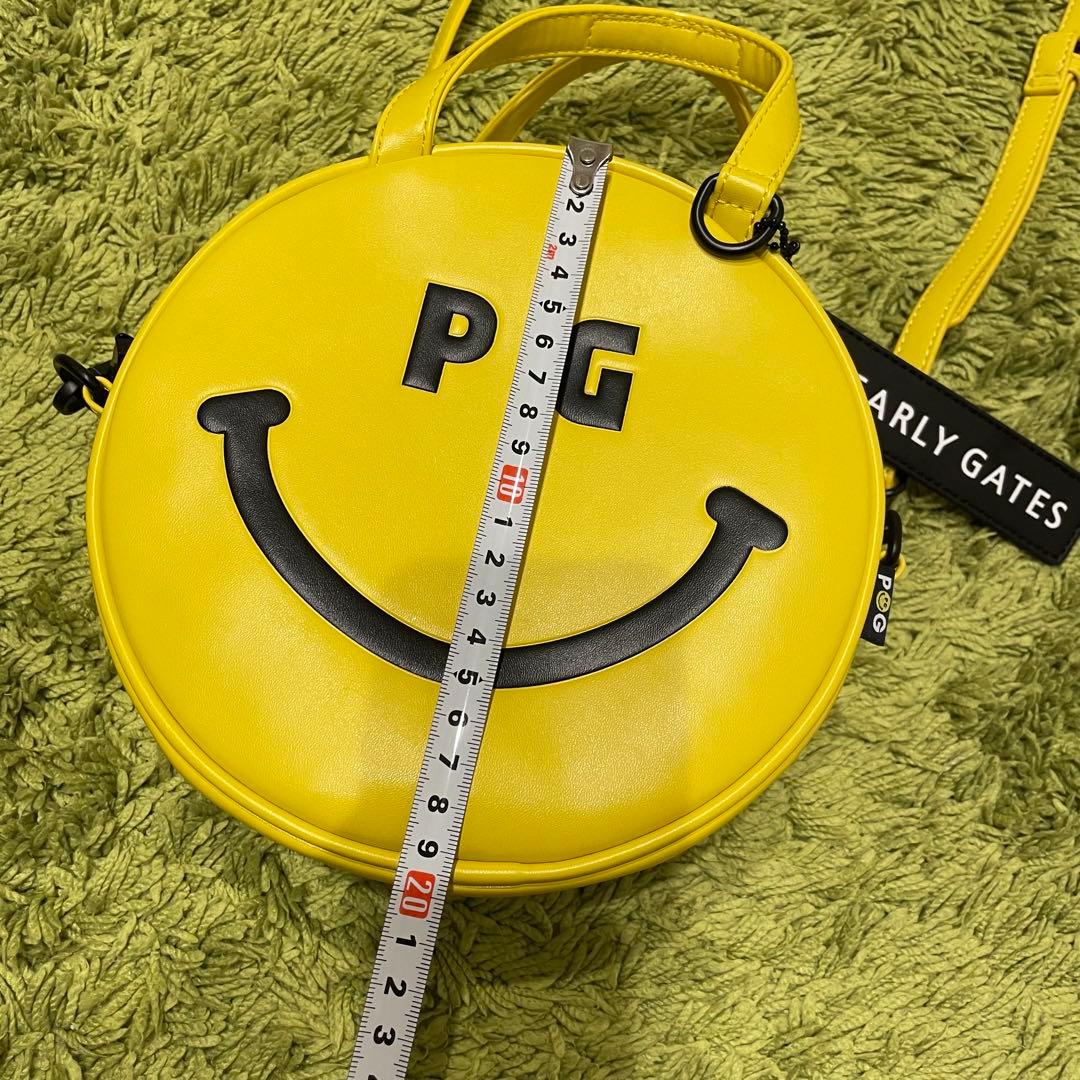 パーリーゲイツ PEARLYGATES ショルダーバッグ ニコちゃん イエロー