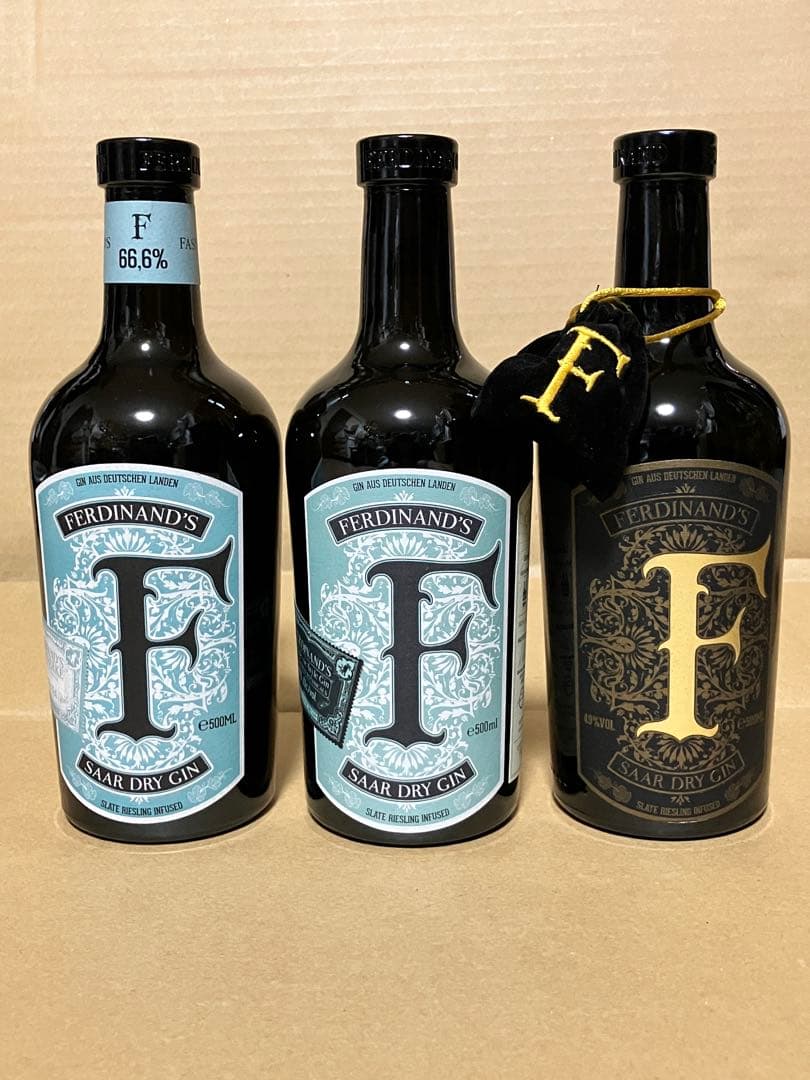 ★【限定 終売】フェルディナンズ ザール ジン 3本セット GIN