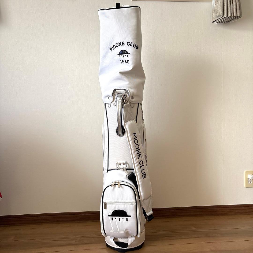 PICONE CLUB キャディバッグ ホワイト