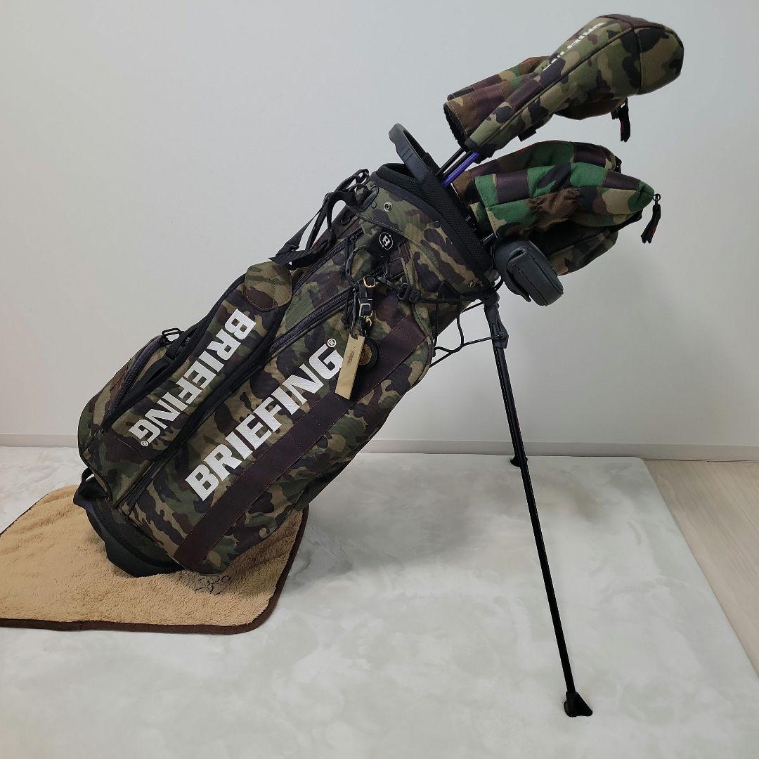 Kk！ BRIEFING カモフラージュ ゴルフバッグ