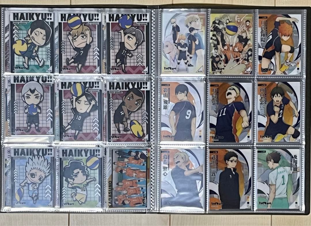 ハイキュー クリアカードコレクション1・2・3・4 全174種＋特典3枚 黒①