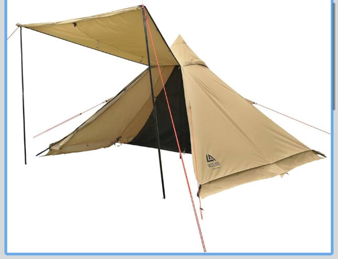 朋*子様 新品未使用ヴァストランド VASTLAND TCティピーテントソロ 1