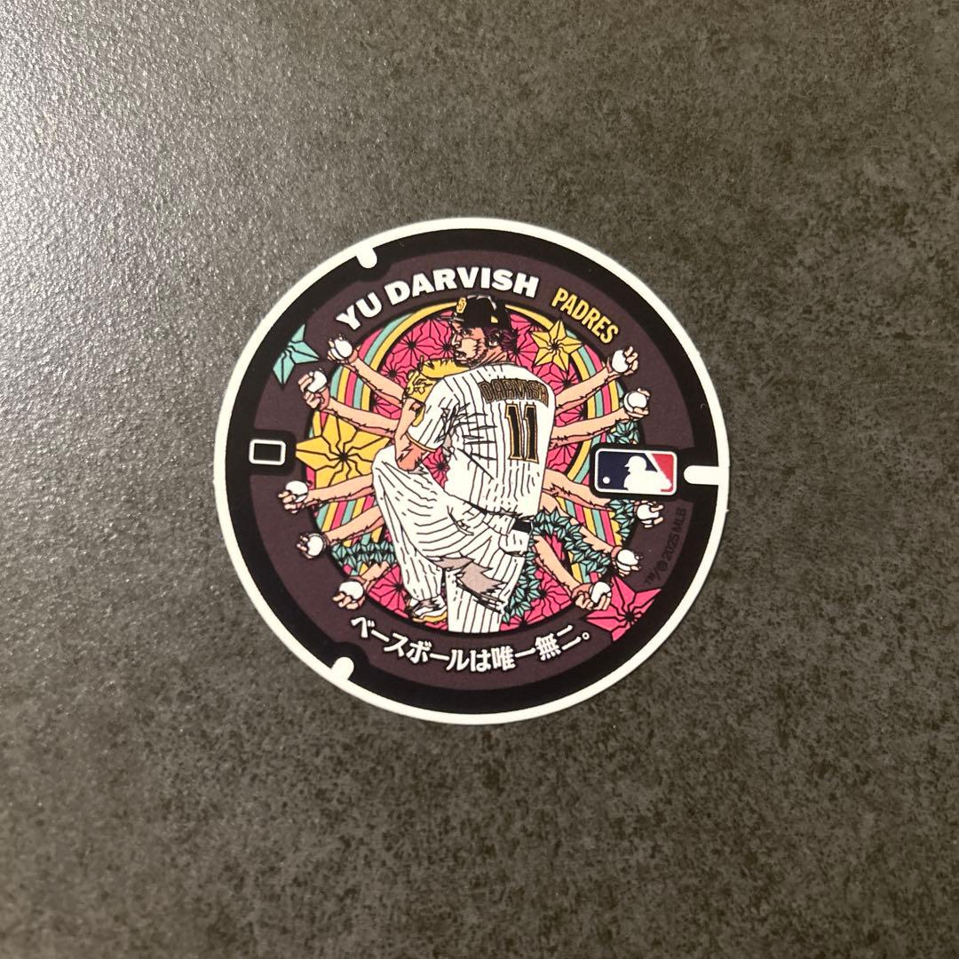 MLB マンホールステッカー　4枚セット