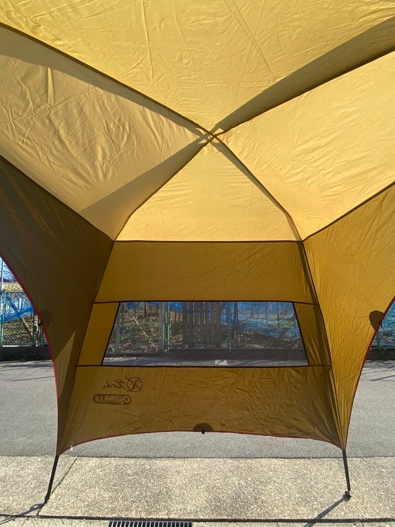 【キャンプ未使用】オガワ カーサイドタープ GRカーキ タープ