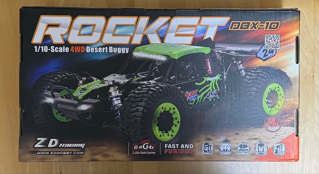 ZDレーシング 1/10RC ROCKET DBX-10 4WD デザートバギー