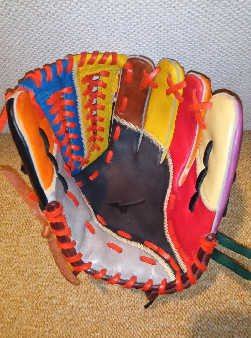 よー　様　ミズノTSUNAGI（端材） 軟式グローブ