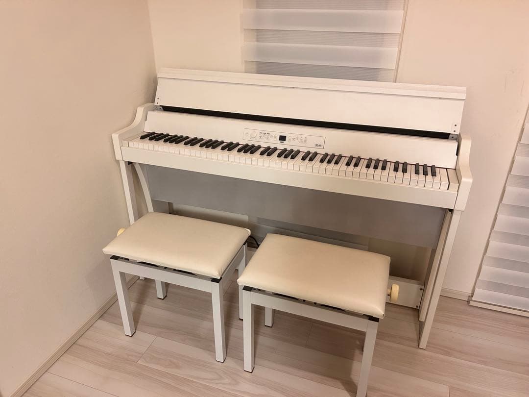 KORG G1 Air ホワイト デジタルピアノ 椅子２つ付き　[引き取り限定]