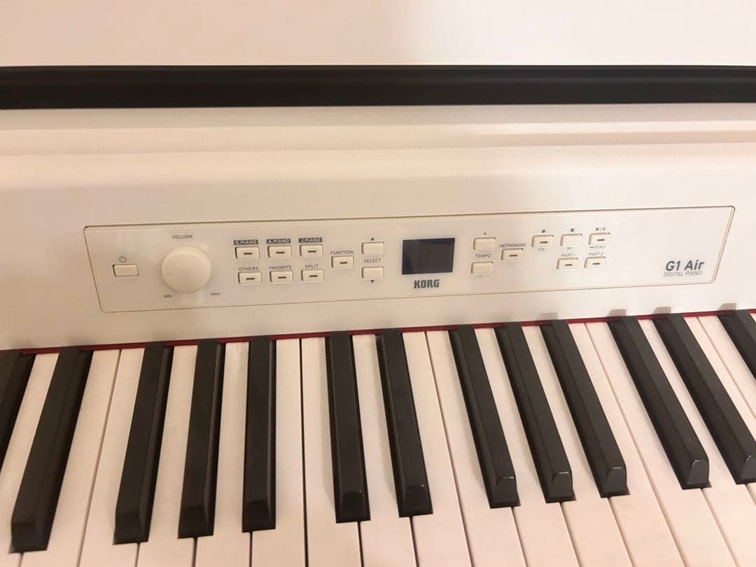 KORG G1 Air ホワイト デジタルピアノ 椅子２つ付き　[引き取り限定]