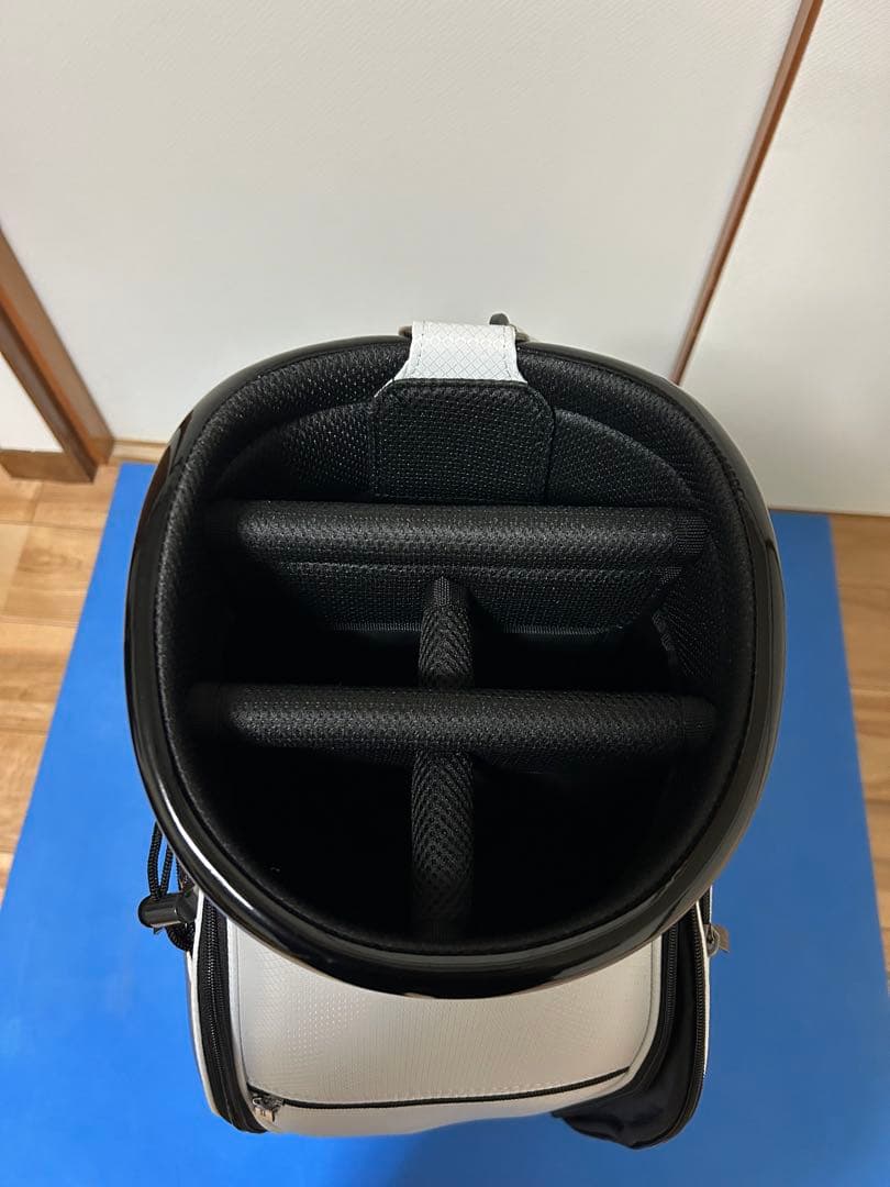 Kasco キャディバッグ ホワイト/ブラック