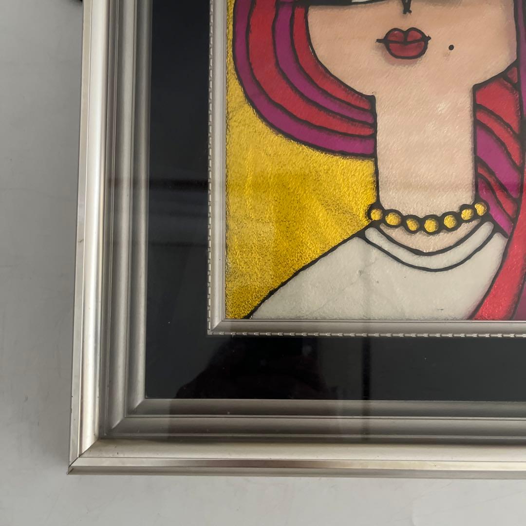 絵画 アート レトロポップ 昭和レトロ 額 インテリア 現代アート カフェ