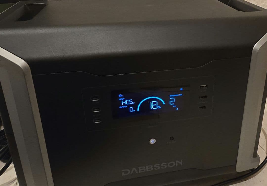 【美品】DABBSSON　dbs3500　ポータブル電源　3000【送料込み】