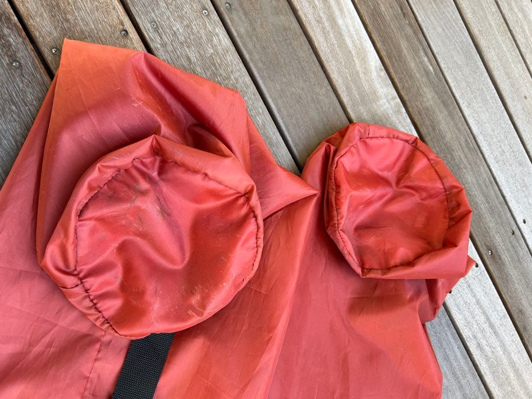 【中古】LOGOS ロゴス 難燃BRICK・キングあぐらチェア×2脚