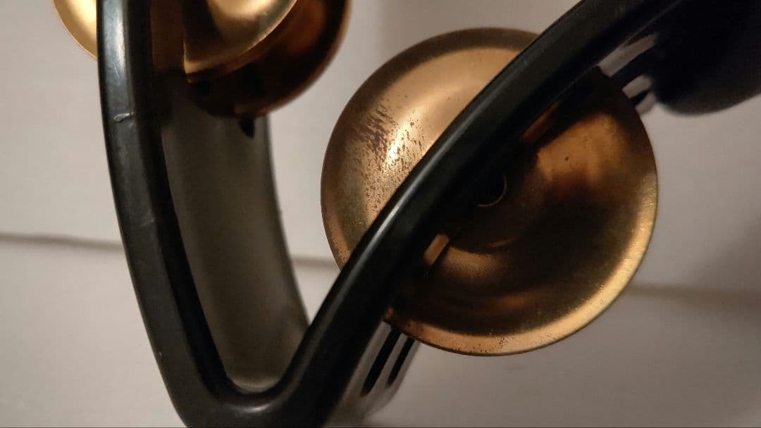 タンバリン(希少なBLACKジングルMEINL)リズムテックRHYTHMTECH