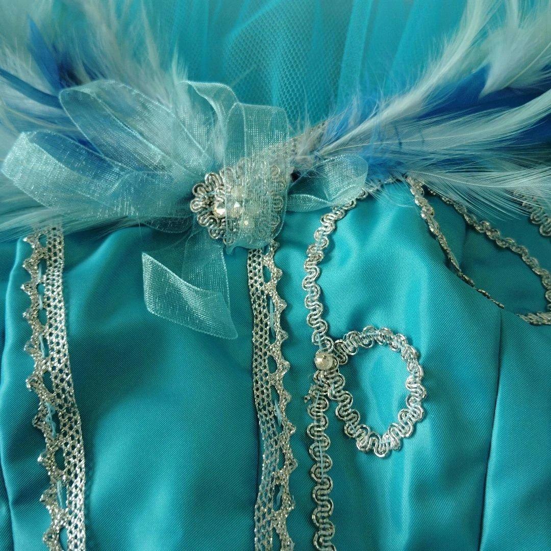 バレエ　クラシックチュチュ　 シルビア製水色　Ｓサイズ 2着まとめ 髪飾り、袖付