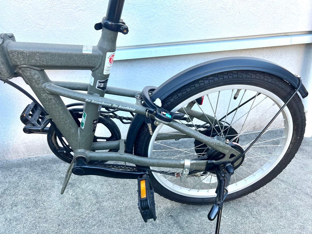 Jeep 折り畳み自転車 20インチJE-206G オリーブグリーン