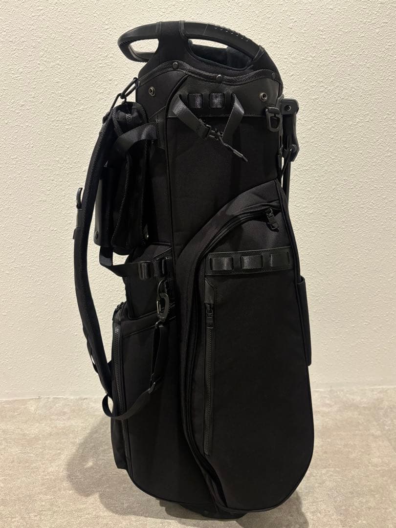 【美品】アッソブ キャディバッグ AS2OV GOLF BLACK 黒