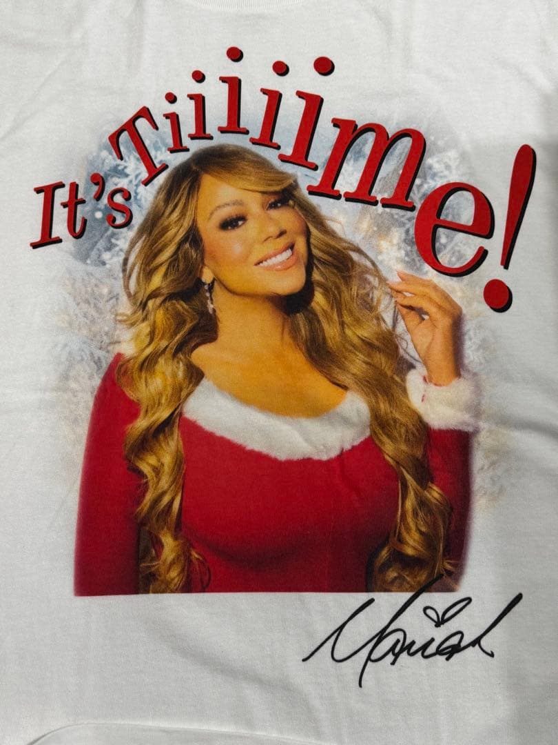【新品】MARIAH CAREY マライアキャリー T シャツ　クリスマス