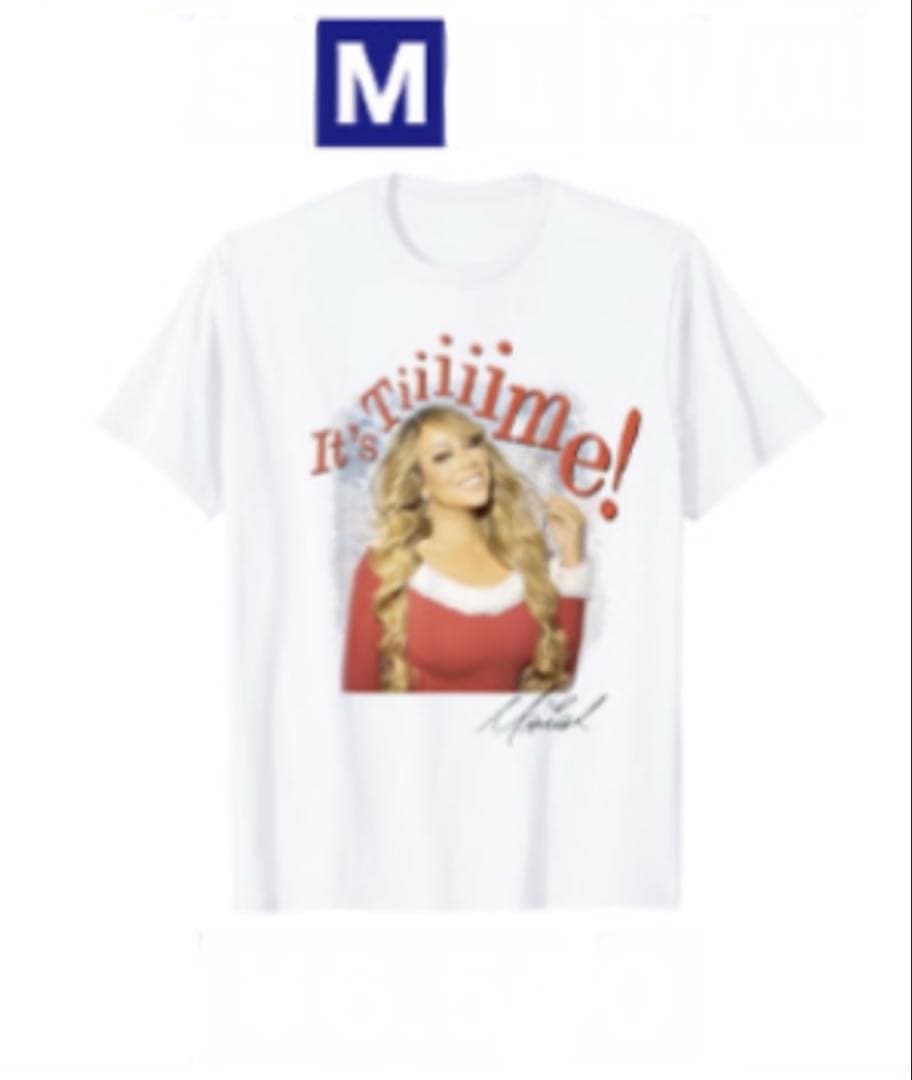 【新品】MARIAH CAREY マライアキャリー T シャツ　クリスマス
