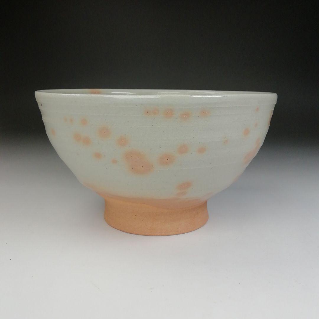 Ｔ４６６　茶碗　『御本手　茶碗』『鳥嶺窯　徐仙吉』　共箱　抹茶碗　茶道具