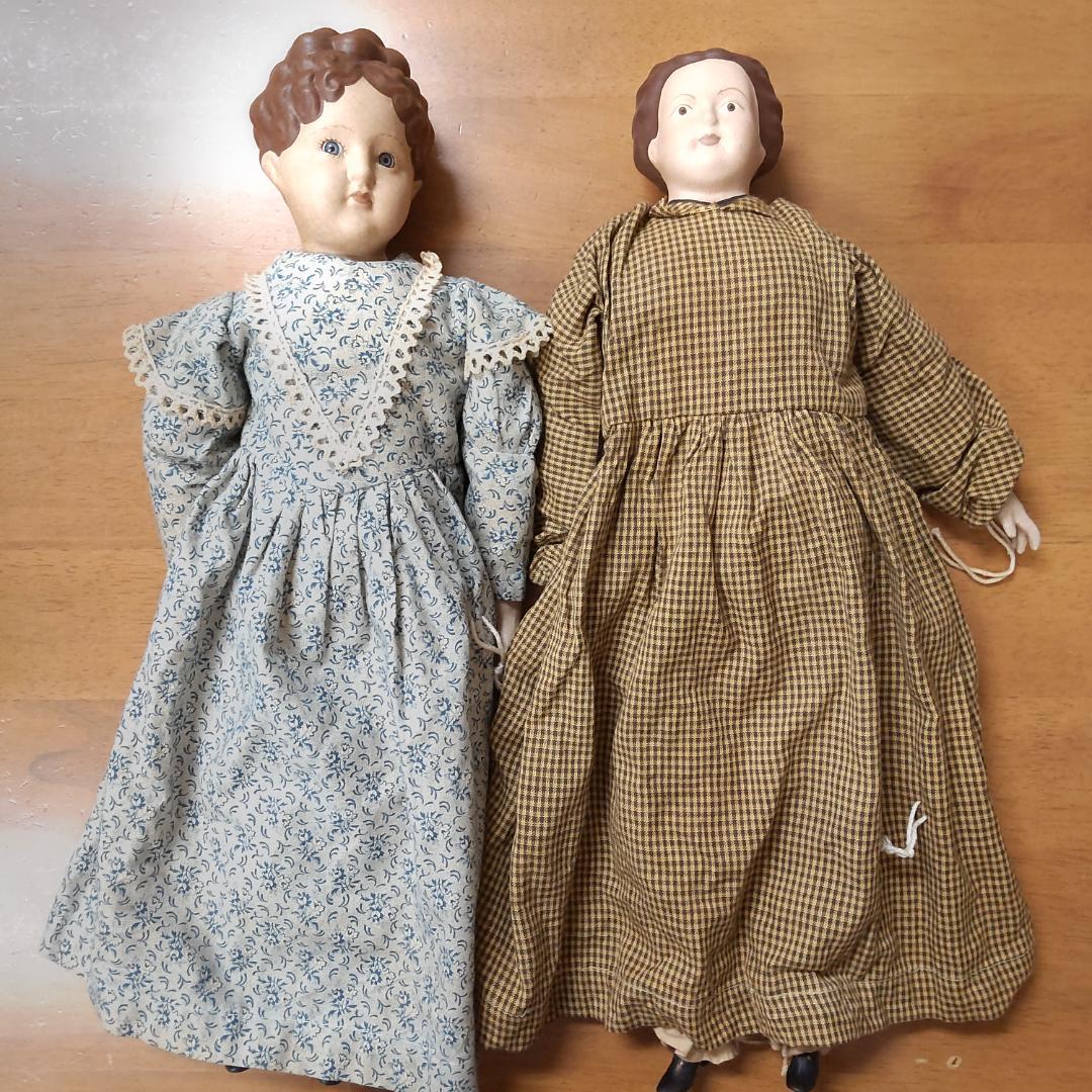 アンティークドール　レア　人形1体　茶色　リプロダクション　人形　海外作家