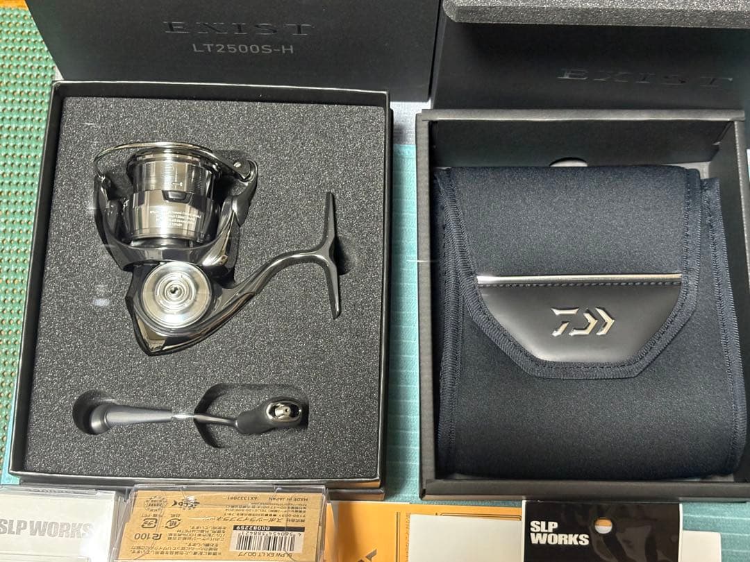 ダイワ22イグジストLT2500S-H +EXLT2500SSスプールドラグノブ