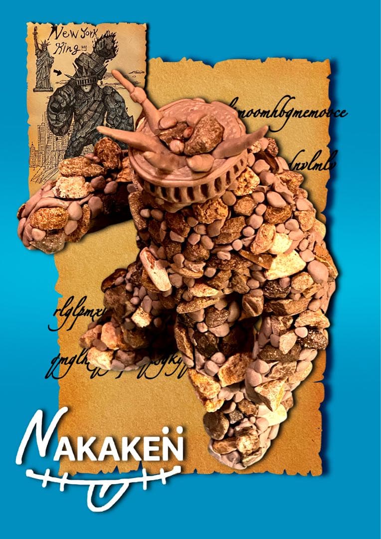 自由の女神岩石フィギュア 約20cm