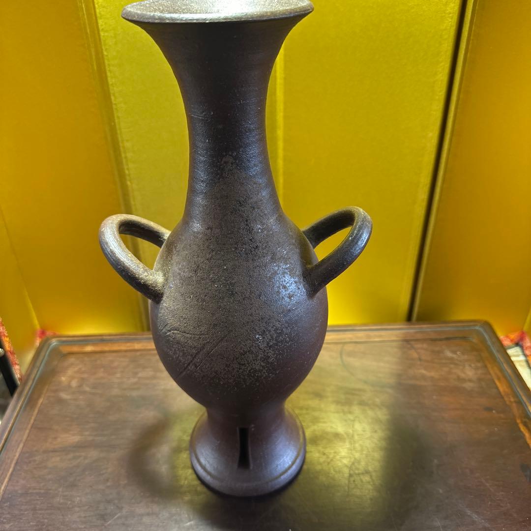 金重陶阳，備前焼，花器，花瓶，置物，インテリア，骨董，